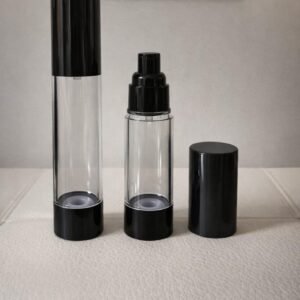 Airless Vacuum Bottle Black - 50ML, 30ML